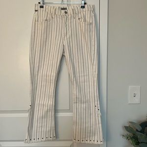 Citizens of Humanity Drew Fray HighRise Crop Flare Jeans